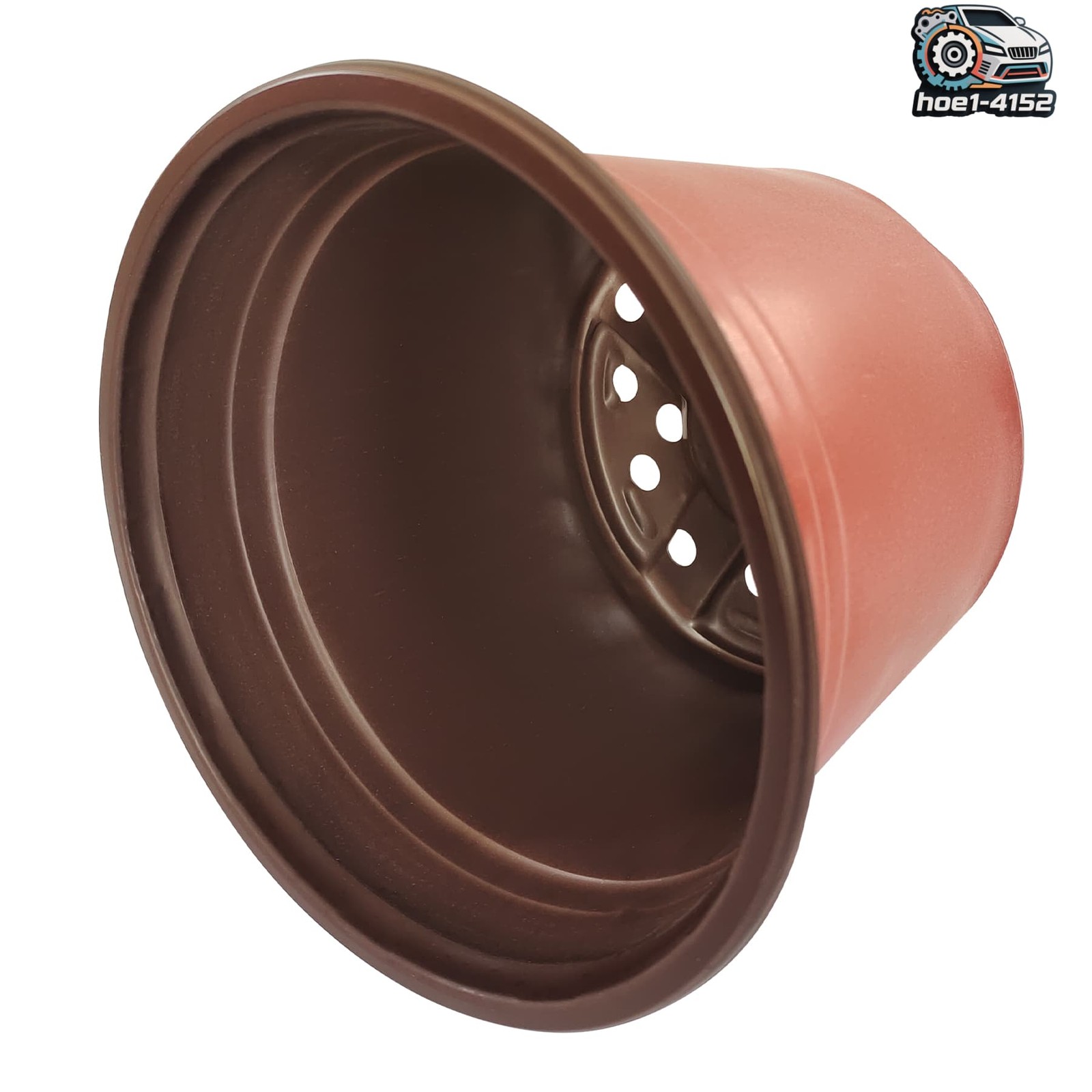 Premium 6 Inch Red Plastic Plant Pots 100Pcs Nursery Succulent Seedling Pots