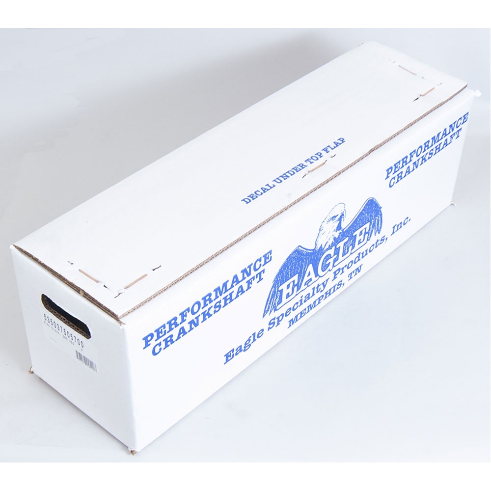 Eagle Crank 535037505700; Forged 3.750 in. Stroke, 2pc Rear for 383 SBC