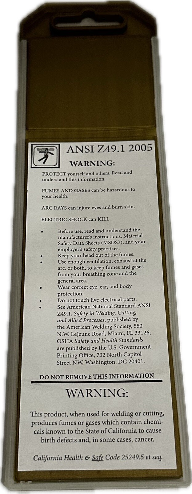 10 Pack CK T3327GL 1.5% Lanthanated Tungsten Electrode 3/32" X 7" Tig Welding