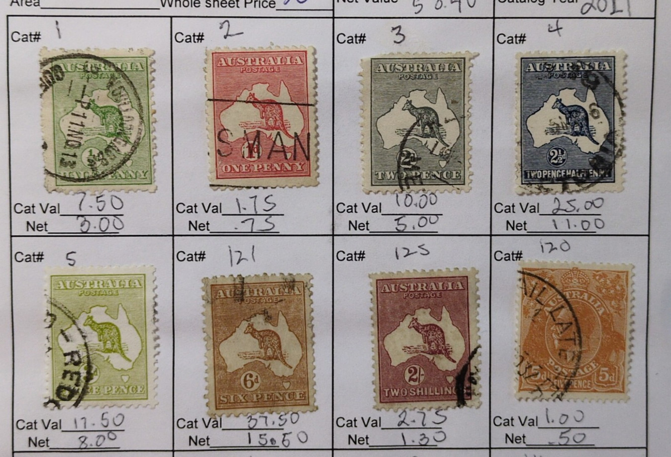 APC W5314 Australia Kangaroos and more scv over $100 LIKELY