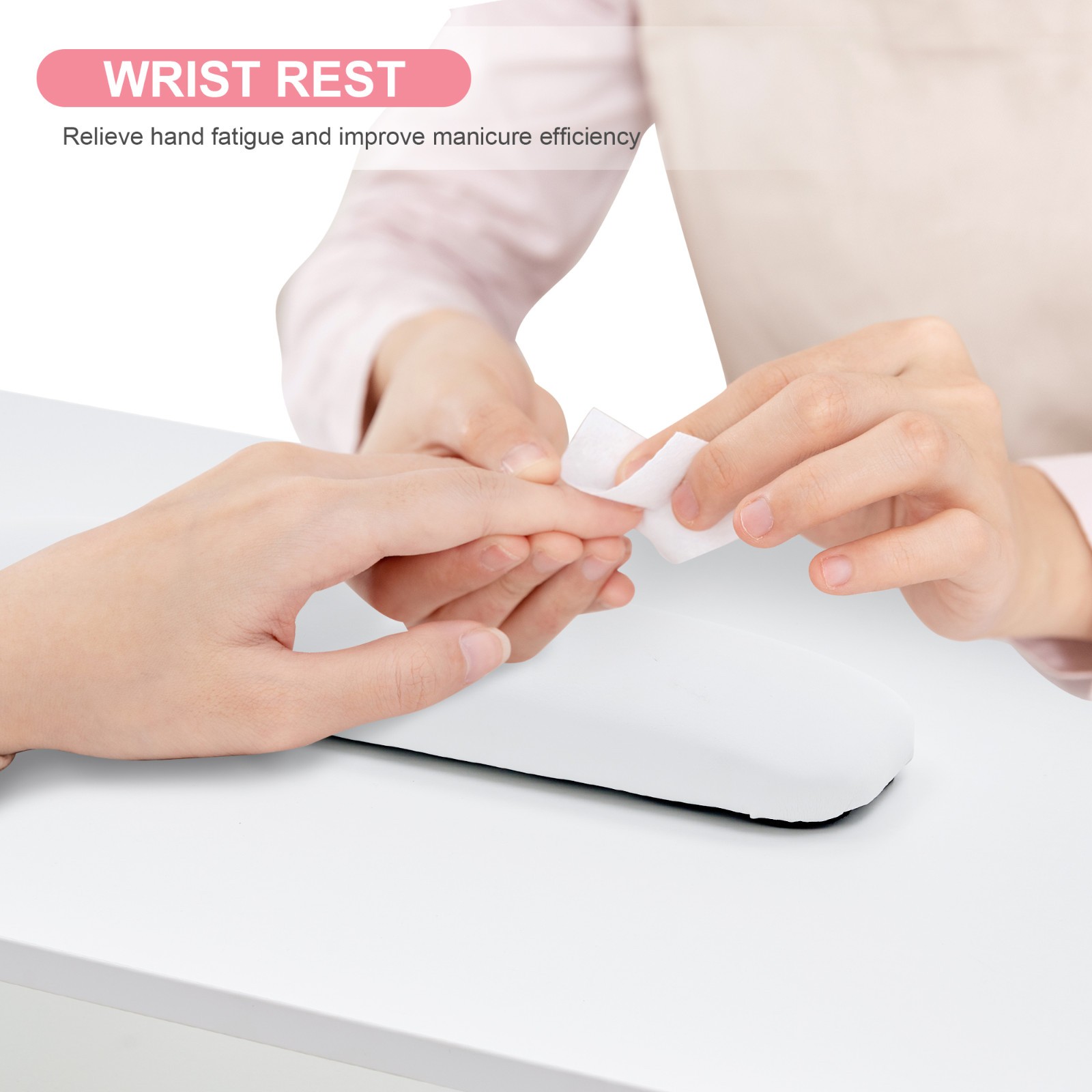 Acetone Resistant Manicure Table Nail Desk with Drawers, New