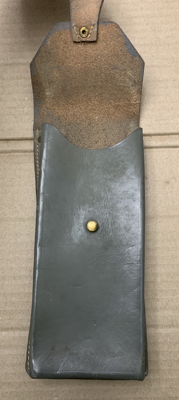 Romanian Military Single Magazine Leather Ammo Pouch 7.62x39