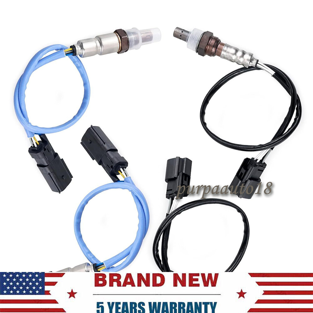 4PCS Oxygen Sensor Up+Downstream For 2013-2015 Ford Explorer Flex Taurus 3.5L V6