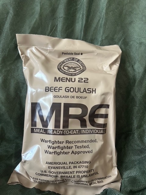 Official Ameriqual Military MRE Individual Single Meal You Pick Exp. 2027.