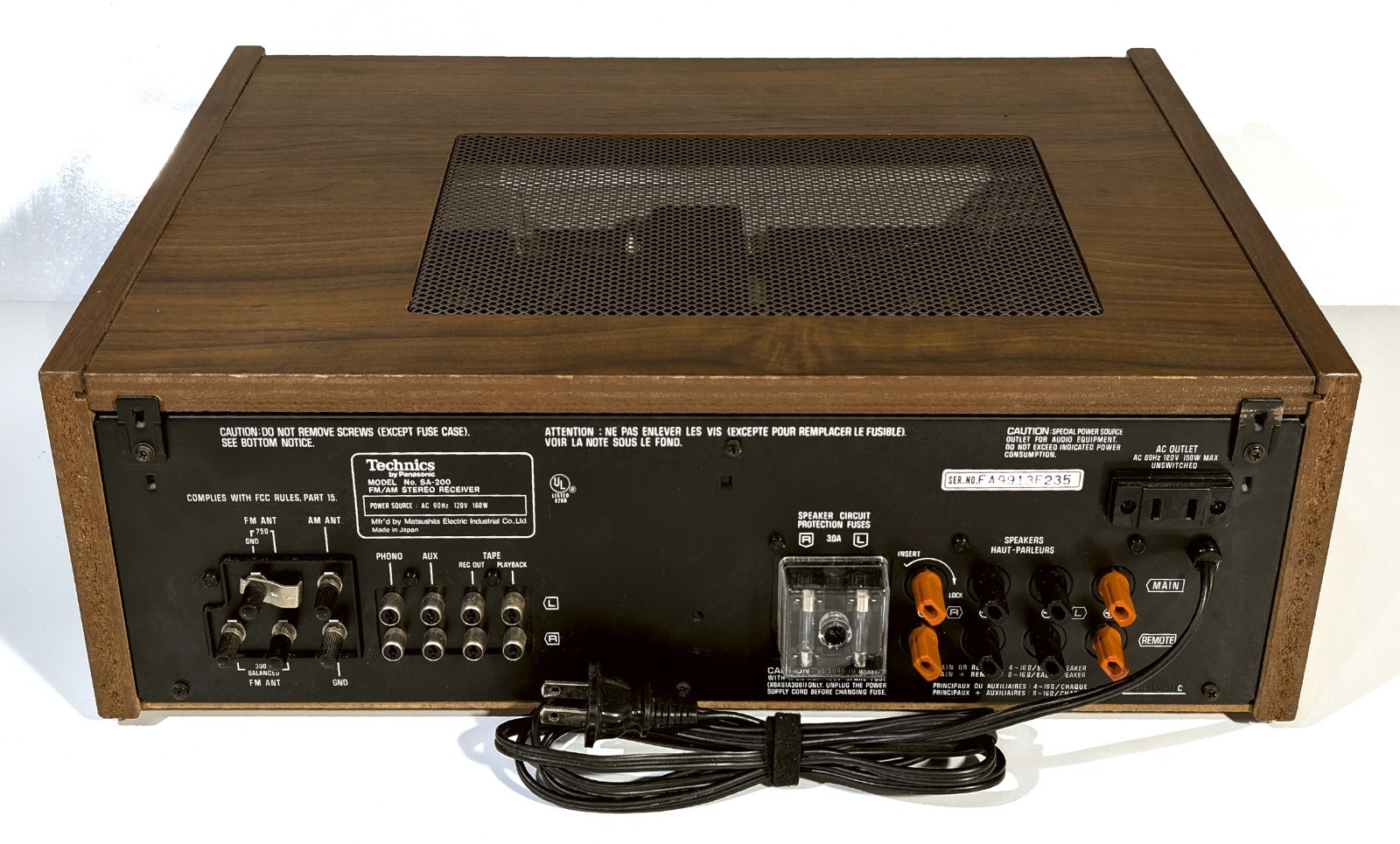 🔥【PRO SERVICED】MINTY Technics SA-200 Stereo 50W Receiver~XSTR/LED MOD💥GUARANTY