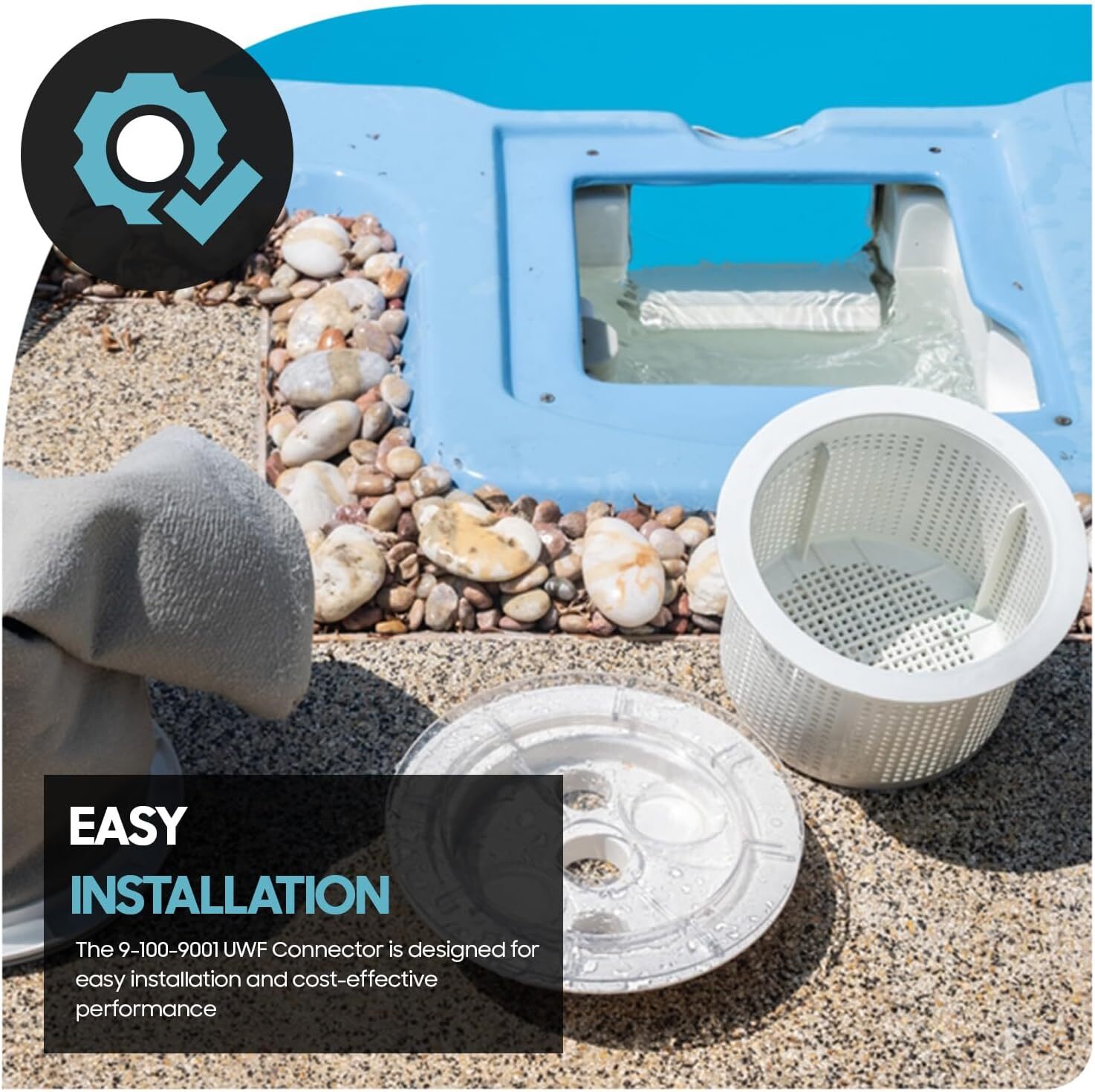 Universal Wall Fitting UWF Connector 9-100-9001 For Polaris 280/380 Pool Cleaner