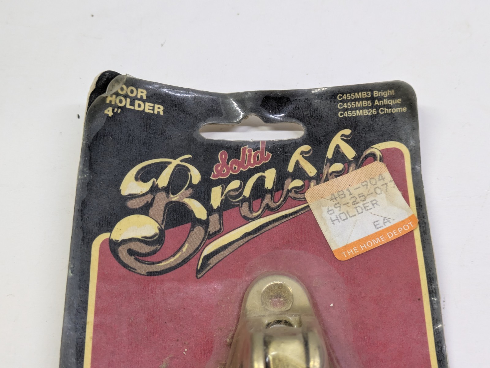 Ives Artisan Collection Solid Brass 4" Door Holder C455MB3 Bright