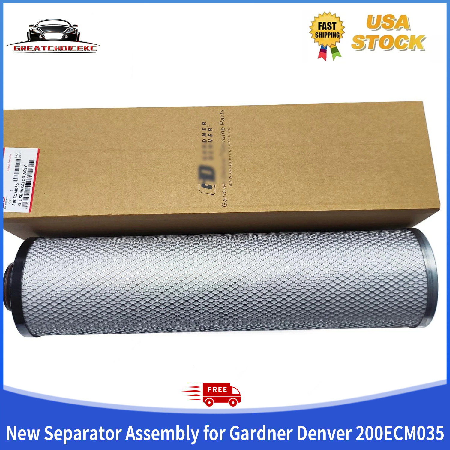 Separator Assembly for Gardner Denver 200ECM035 (204EAP6013, 208EAP6013,5B42)