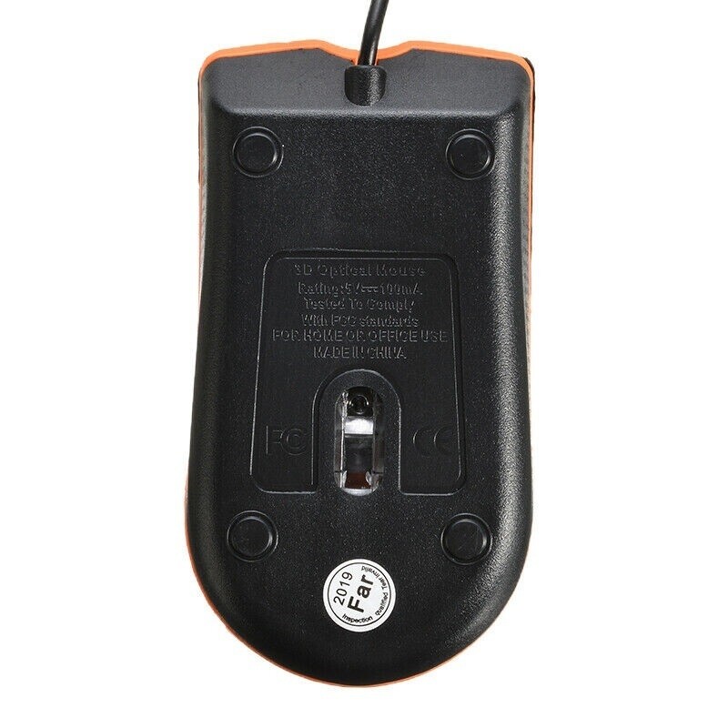 Lenovo M20 Mini Business Portable USB Wired Optical Mouse For PC Laptop Computer