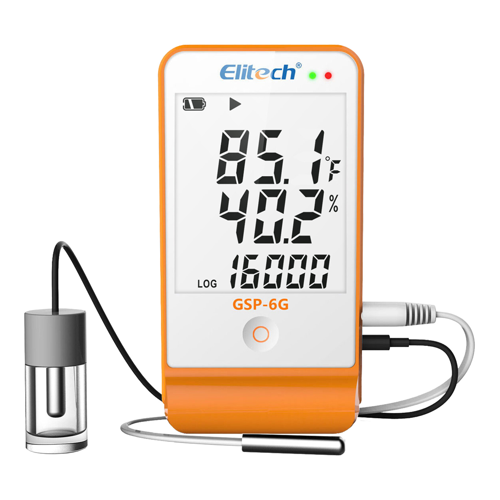 Elitech Temperature Humidity Data Logger GSP-6/6G/6G-TDE Thermometer Vaccine