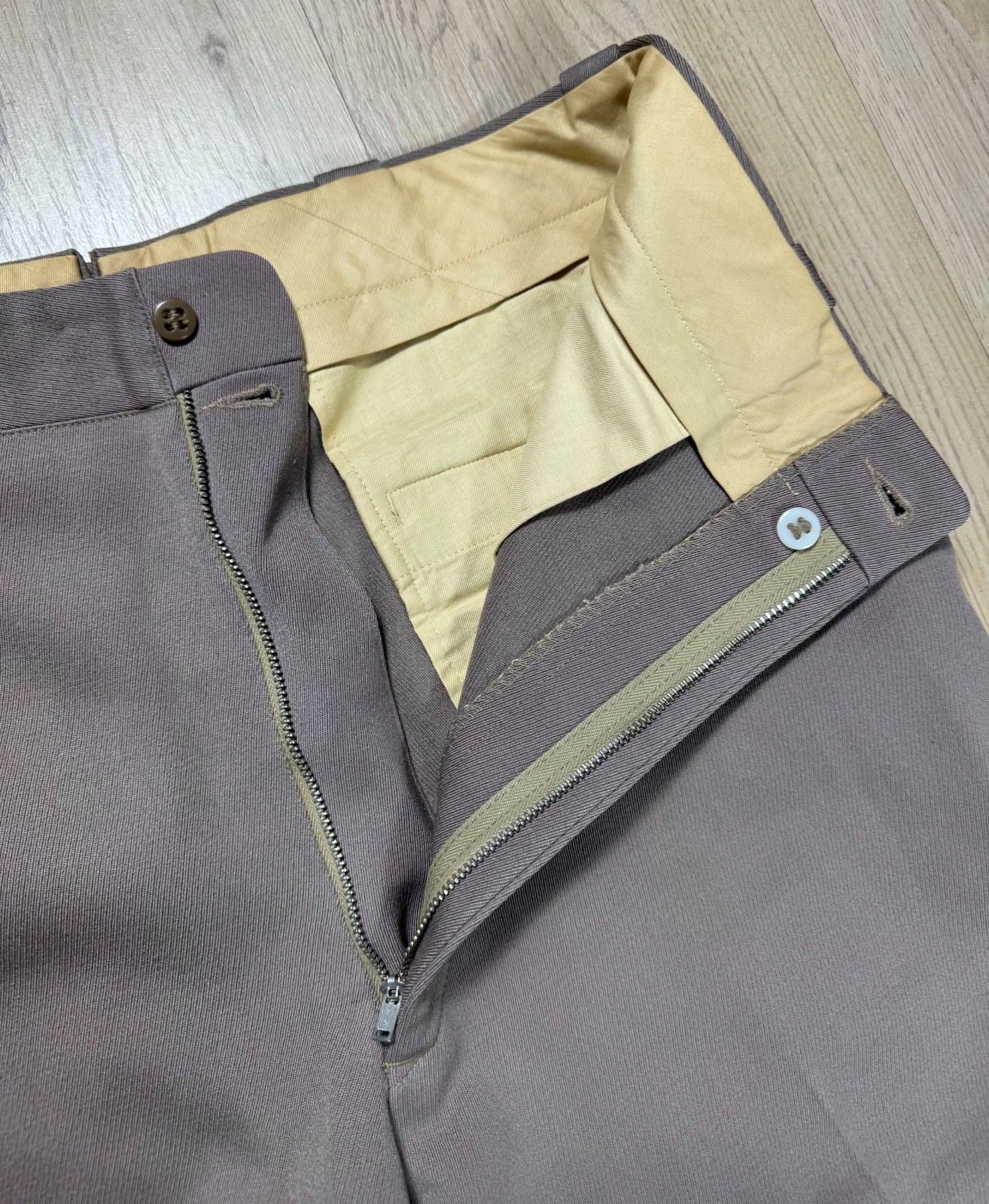 Vintage WW2 US Army Wool Pink Officer Trousers Pants Used