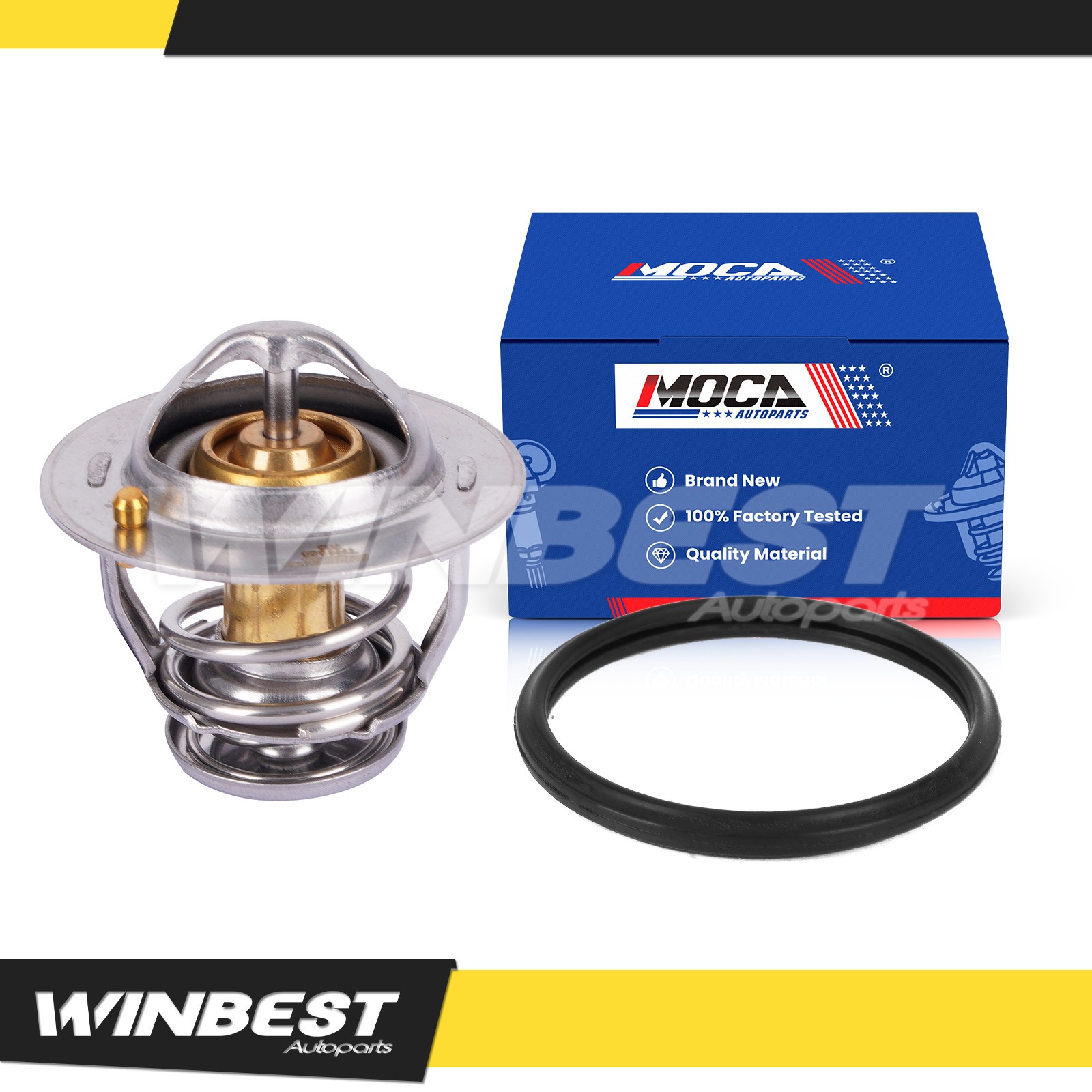 Coolant Thermostat for Ford F-150 E-350 250 450 Expedition Econoline Lobo CF LN