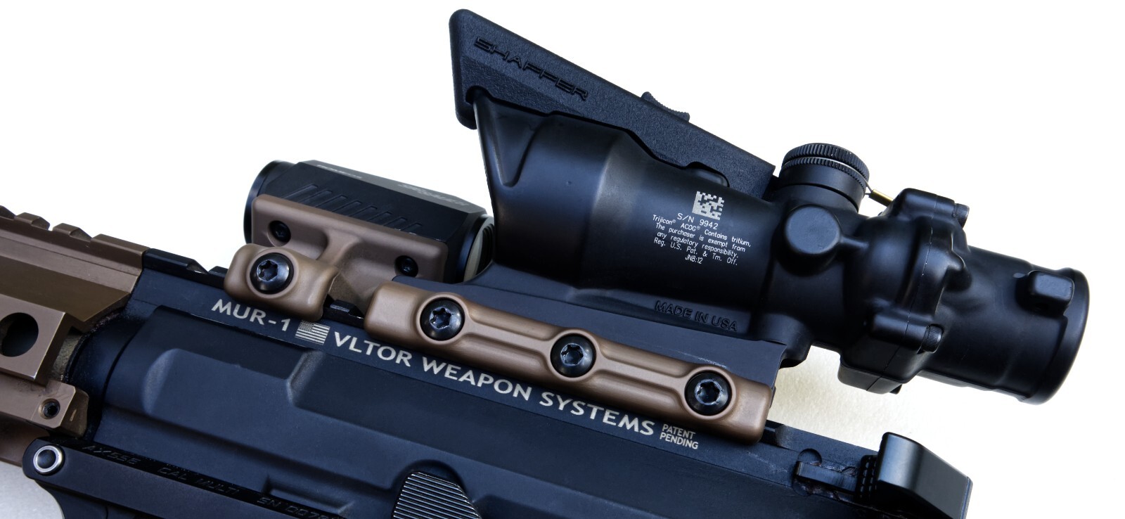 Shaffer Machining Ultralight Acog Mount, Made in USA