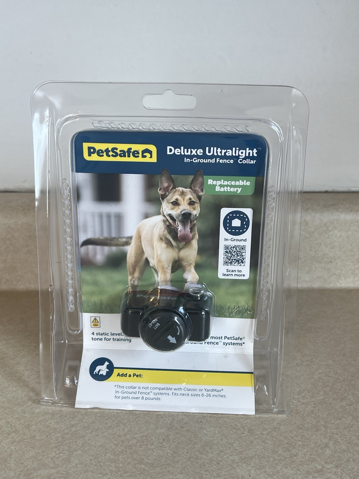Petsafe Deluxe Ultralight Replaceable Battery In Ground Fence Collar *BRAND NEW*