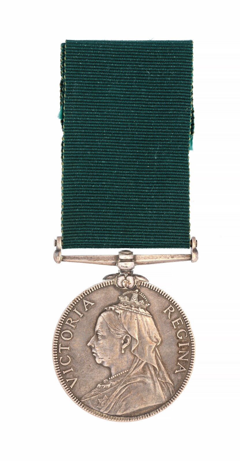 Victorian Volunteer Long Service Medal 212.PTE.J.RHIND.3/V.B.SEA.HDRS