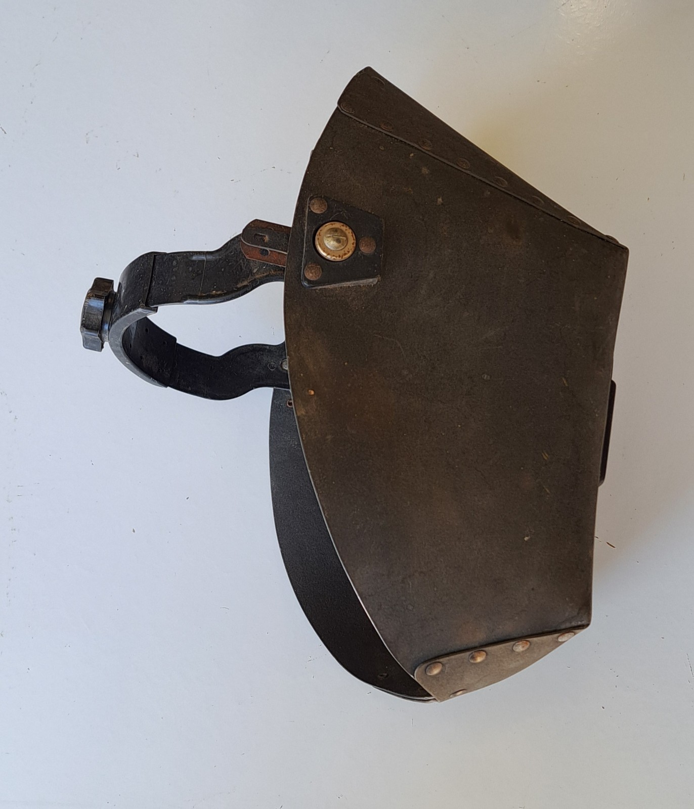 Lot Of (3), (2) Fiberglass, (1) Vulcanized Fiber?? Welding Helmets