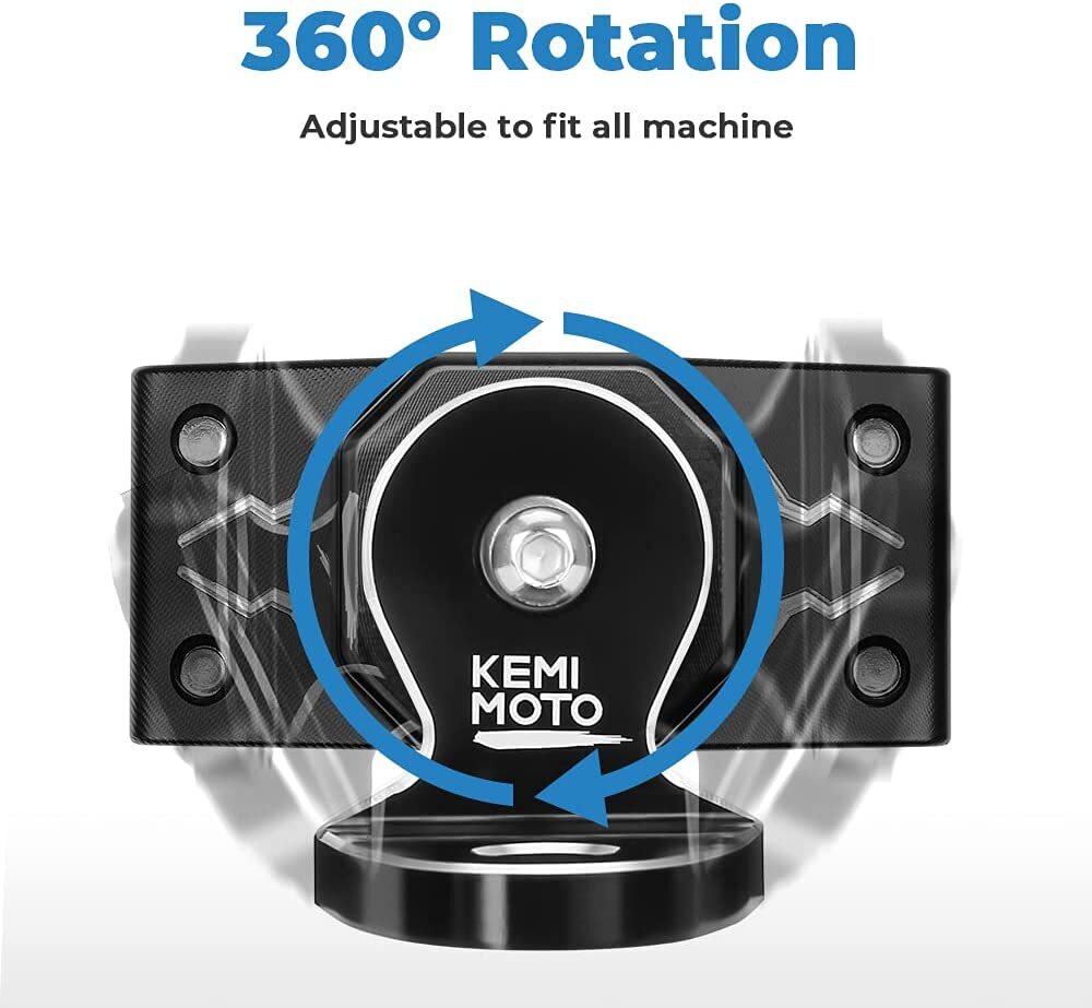 1.75"-2" Adjustable Whip Lights Flag Mount Bracket for Polaris RZR Honda ATV UTV