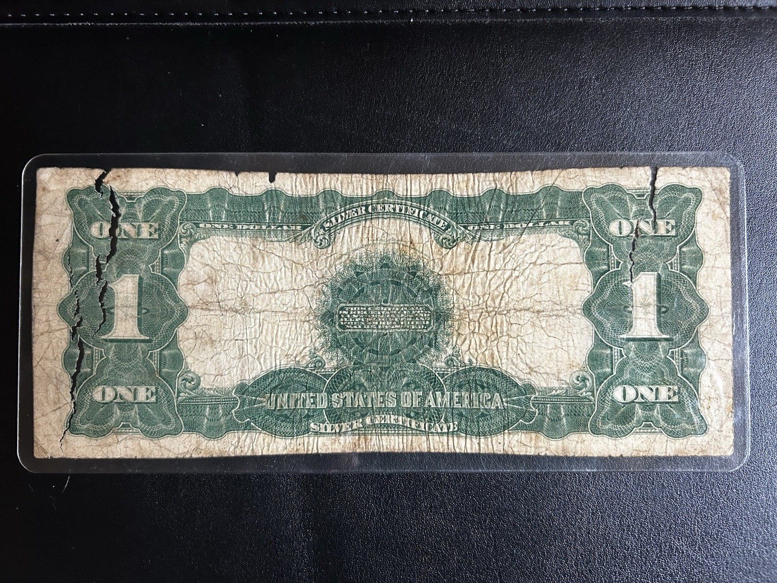 1899 $1 Silver Certificate famous Black Eagle Laminated CHEAP