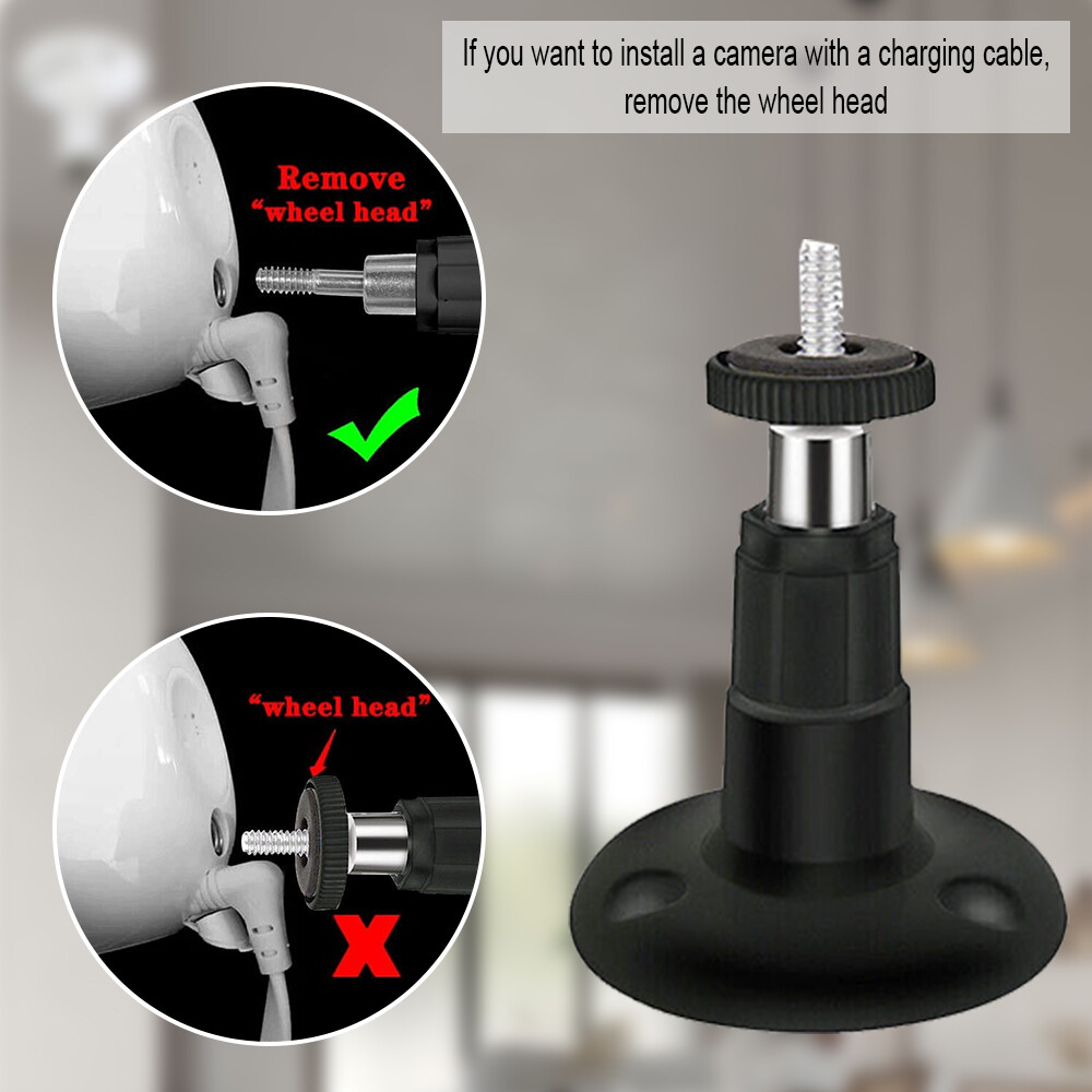 Wall Mount Holder Bracket For Ring Stick Up Cam Wired/Battery Security Camera