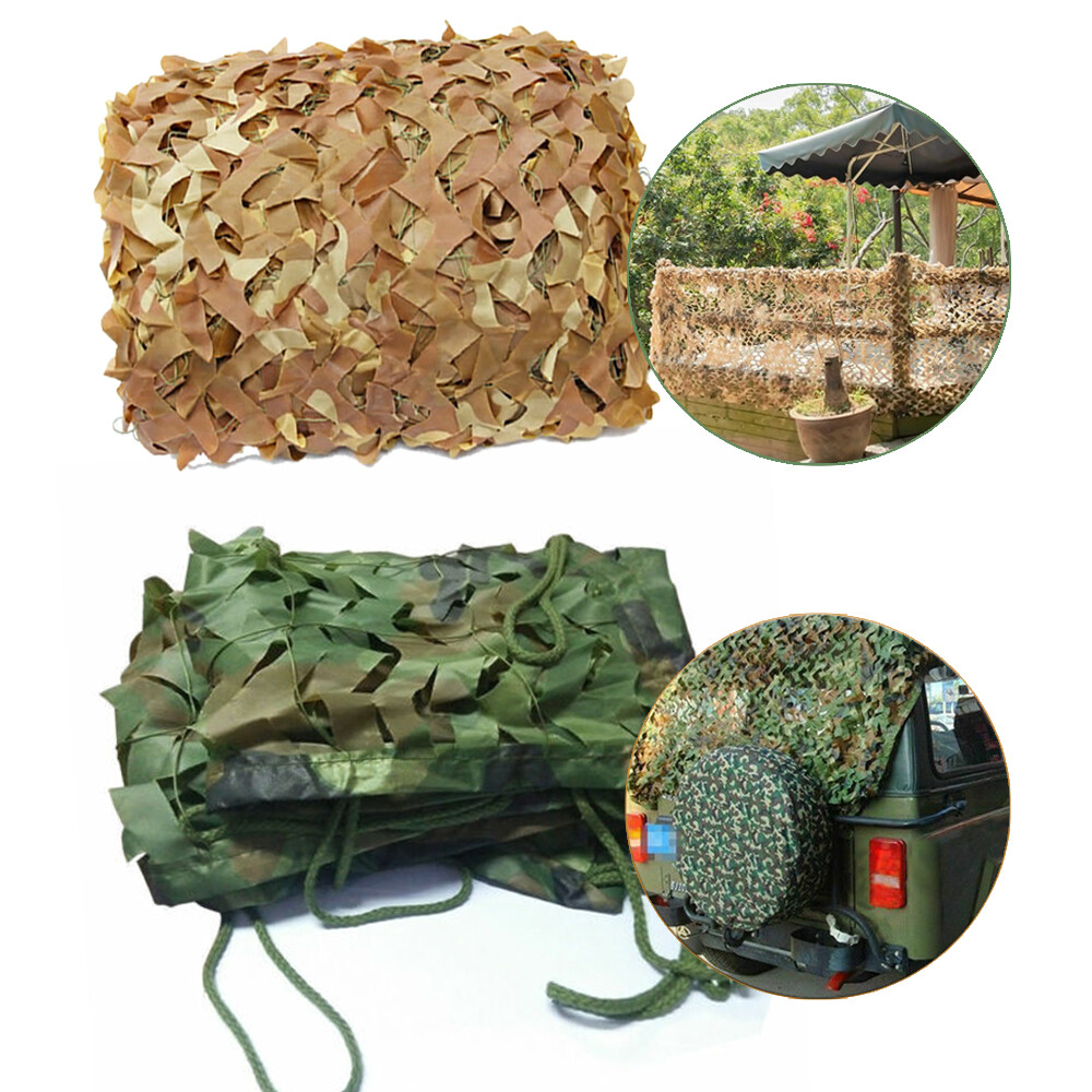 Military Camo Net Camouflage Netting Hunting Camping Army Woodland Hide Cover
