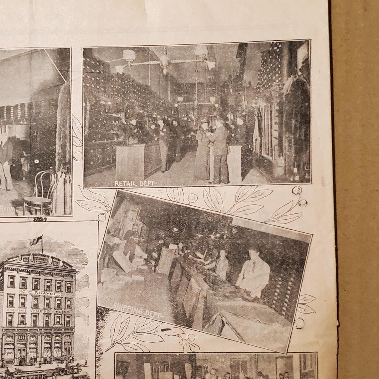 5157----1894 Madison Square Garden weekly bulletin NYC theatre + performances