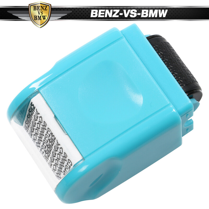 Identity Theft Protection Confidential ID Guard Wide Roller Stamp + 3 Ink Refill