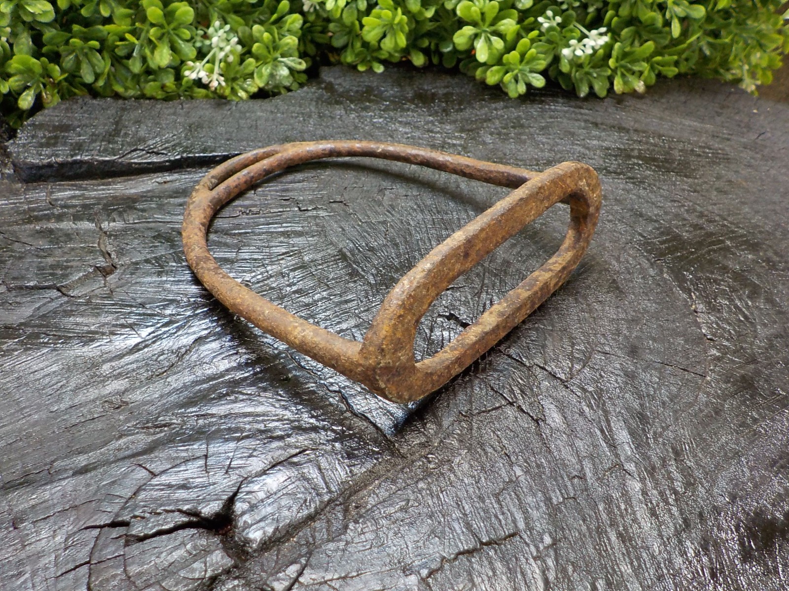 Old Rare Vintage Antique Civil War Relic Confederate Calvary Iron Stirrup