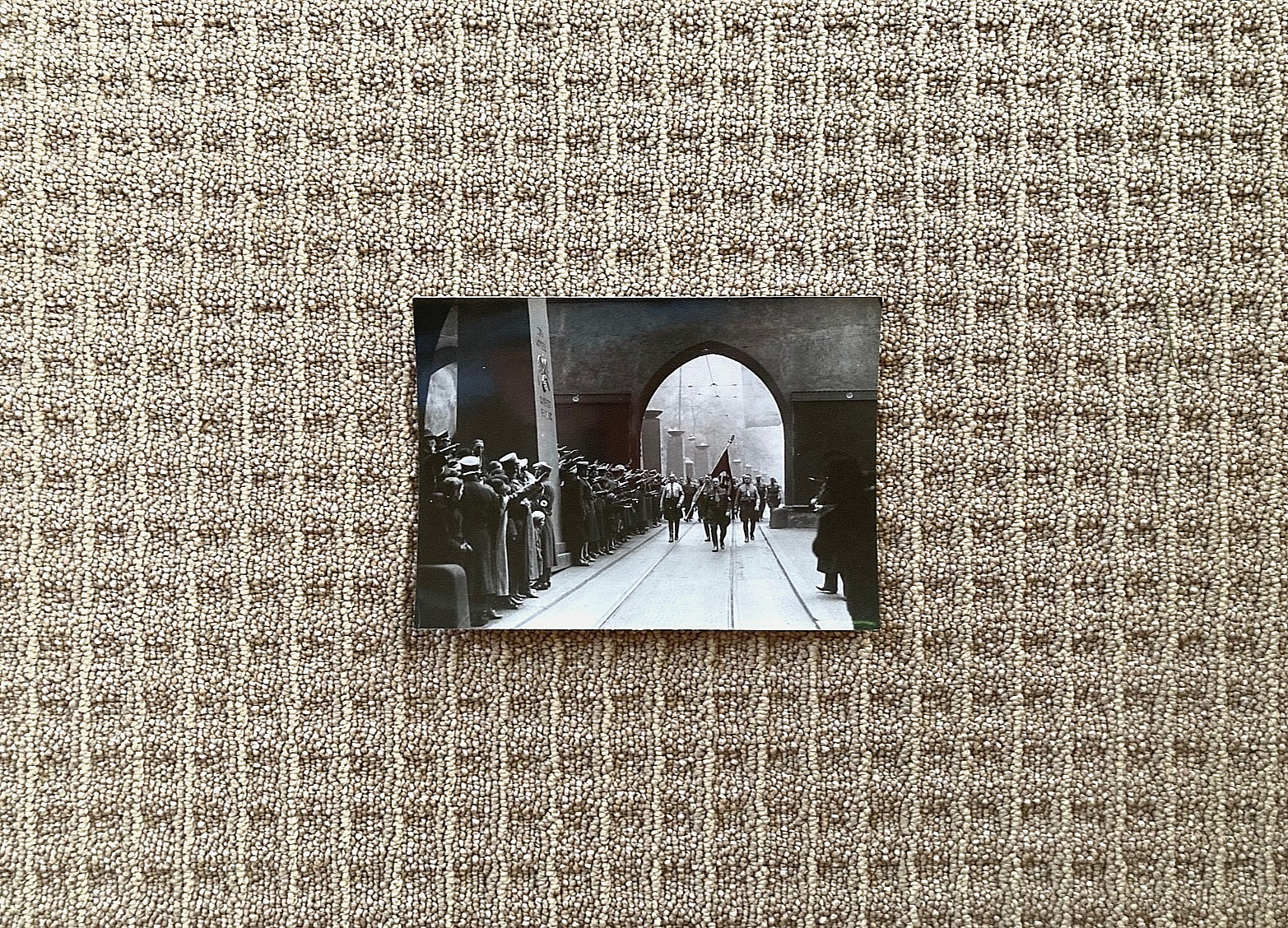 PRE-WW2 GERMAN MUNICH NOV. 9, 1938 BEER HALL PUTSCH COMMEMORATION NEWSWIRE PHOTO