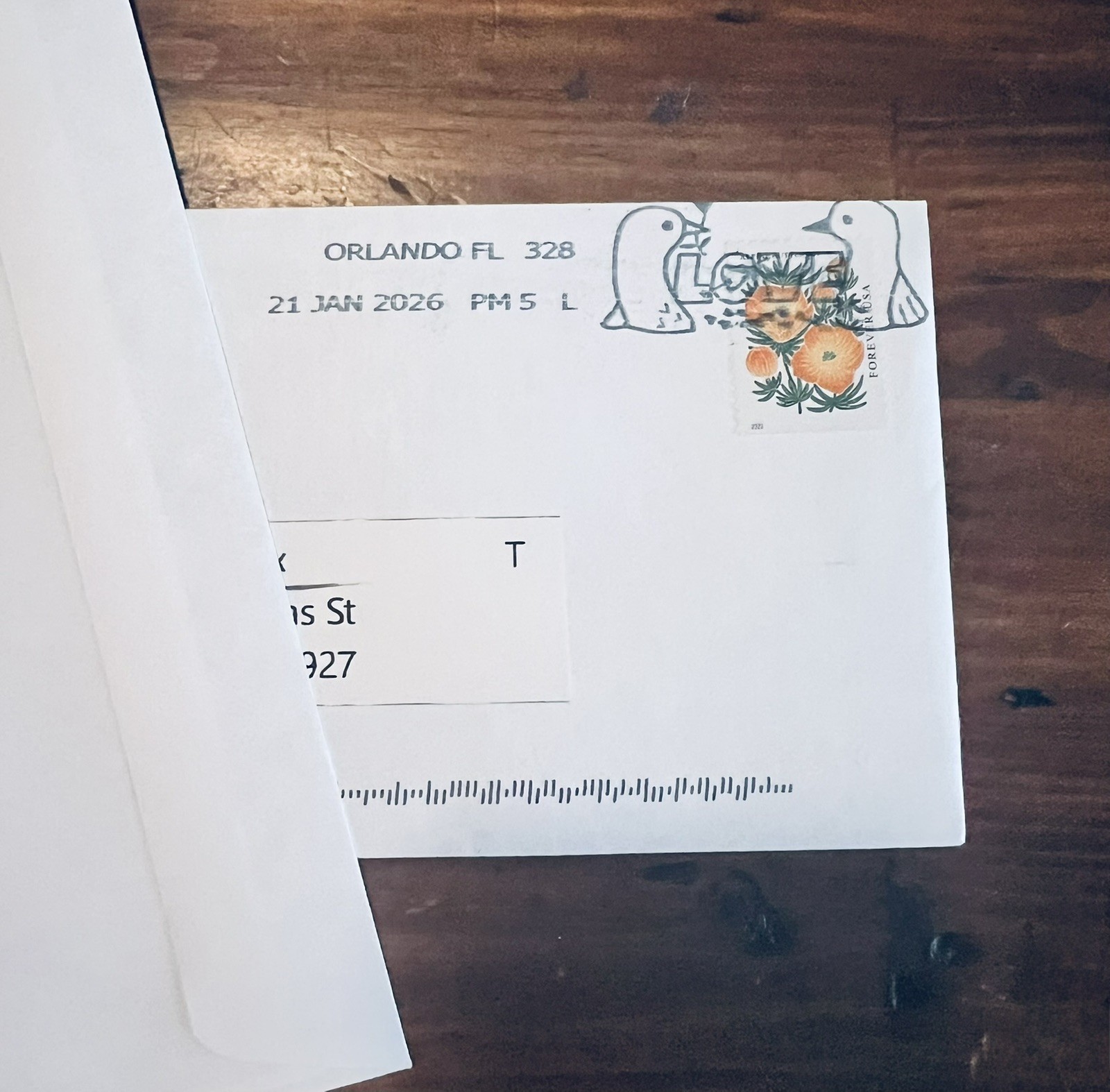 Lot of 200 Forever Floral Stamps New 10 Books postage