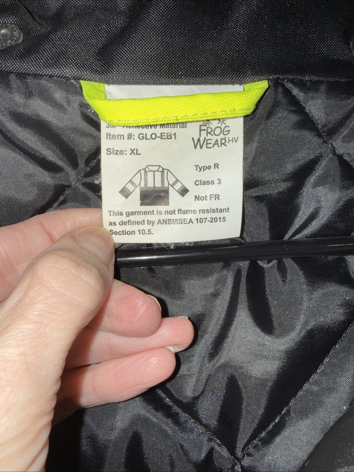 Frog Wear Reflective Jacket Size X-Large. Viking Demolition