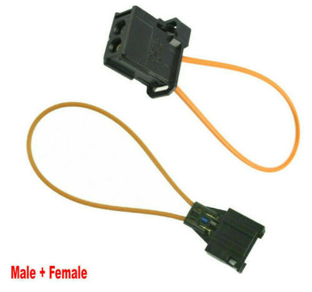 For MERCEDES BMW MOST fiber optic loop bypass Male & Female kit adapter 4Sets US