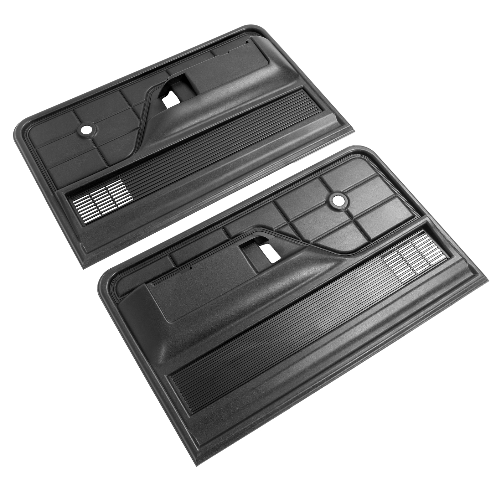 Fit 73-79 Ford F-100 F-150 F-250/ 78-79 Ford Bronco Interior Door Panels Black