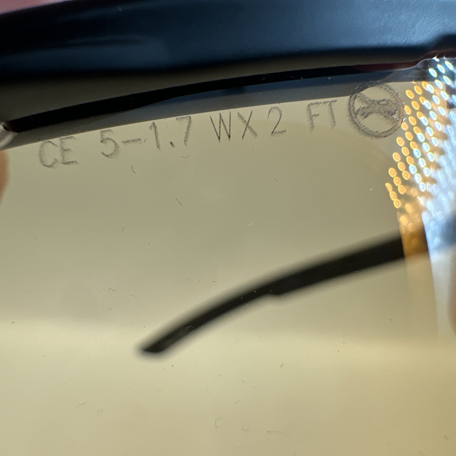 Wiley X Z87 Saber Shooting Safety Glasses Black Frame Orange Lenses w Bag, Strap