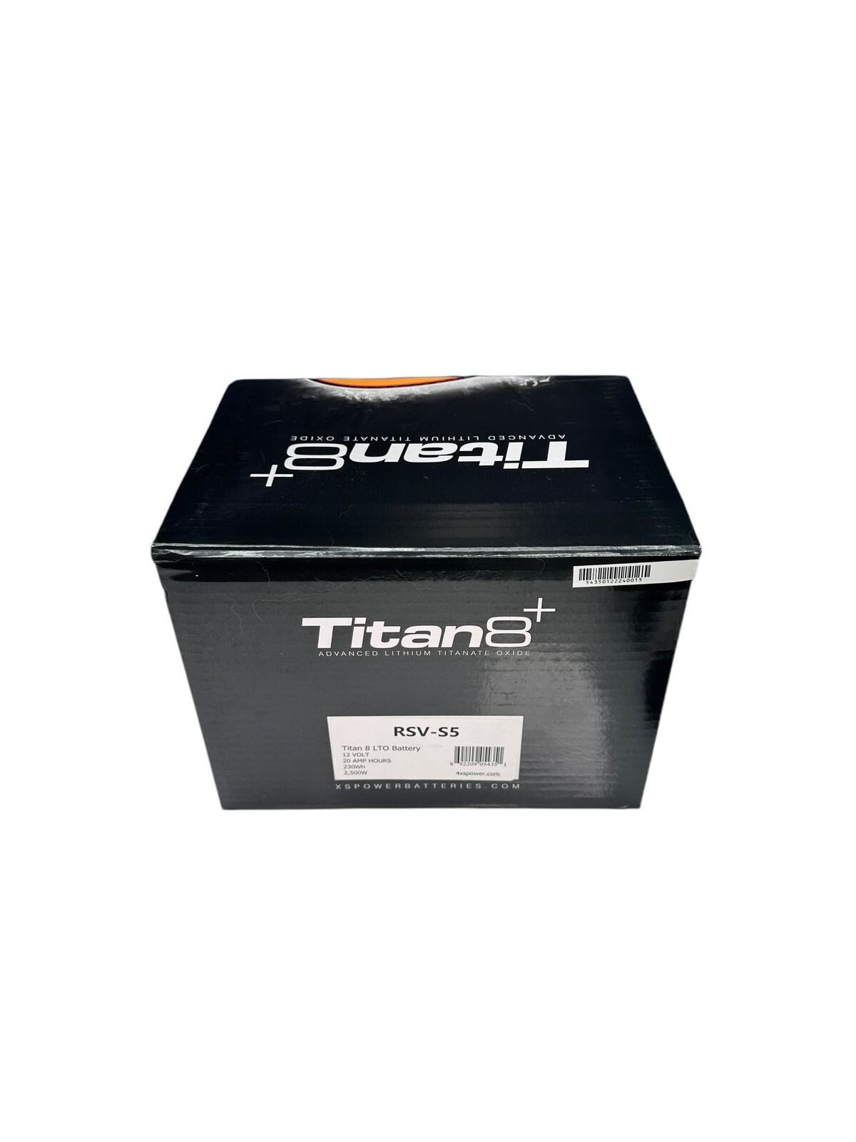 XS Power Titan 8 RSV-S5 20AH Lithium Car Audio Battery 2500W 12V 1000A