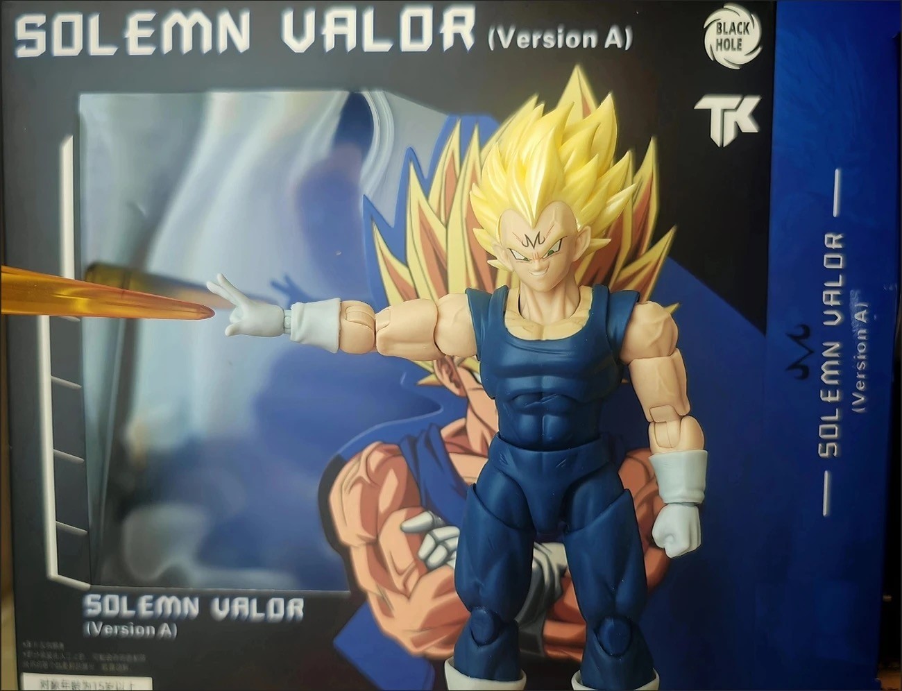 Black Hole & TK Toys Majin Vegeta Blue SOLEMN VALOR (Version A) Action Figure