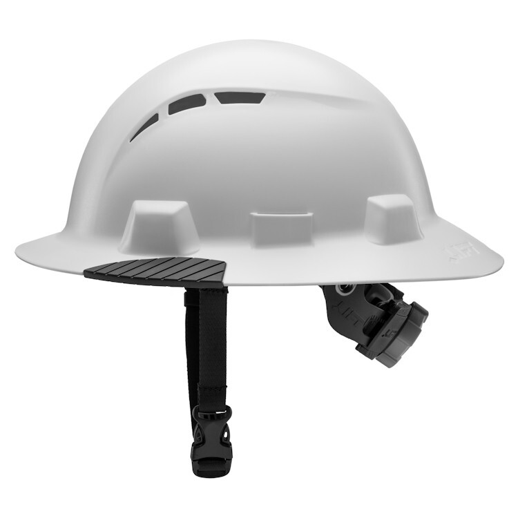 Lift Safety White iDAX HDPE White Full Brim Vented Hard Hat- Class C