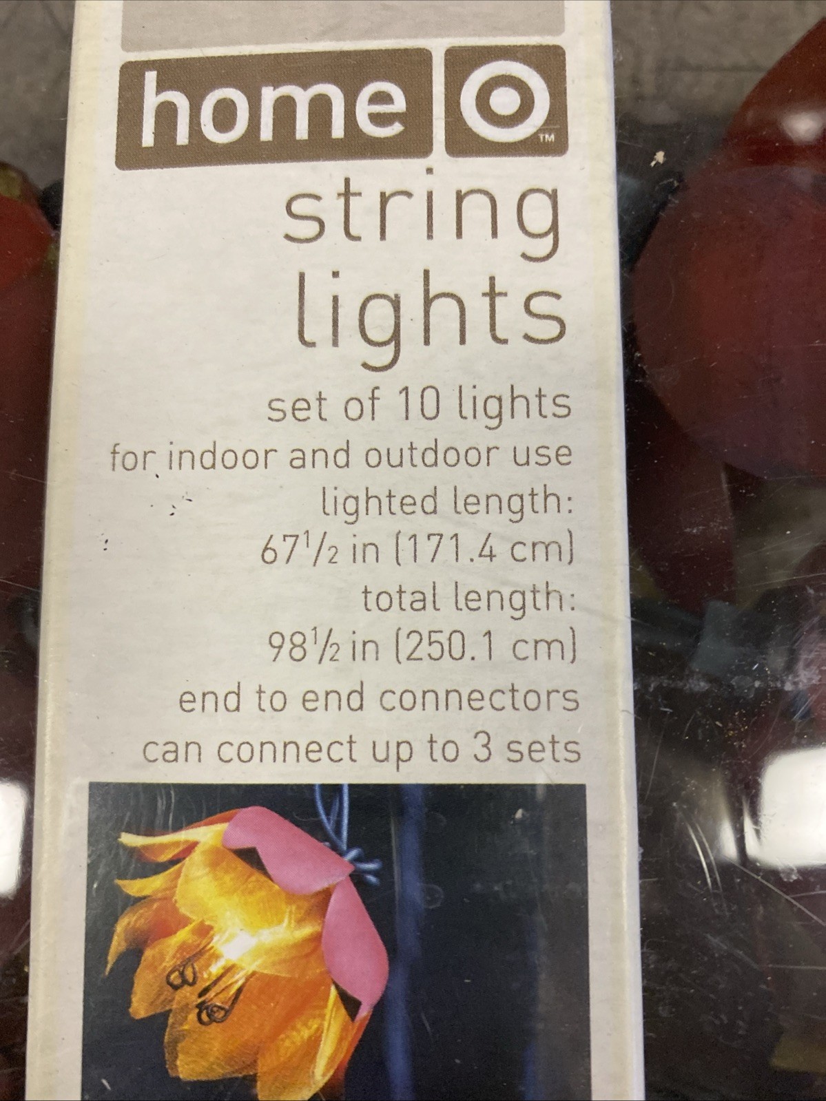 2 Sets Indoor-Outdoor Flower String Lights for Patio