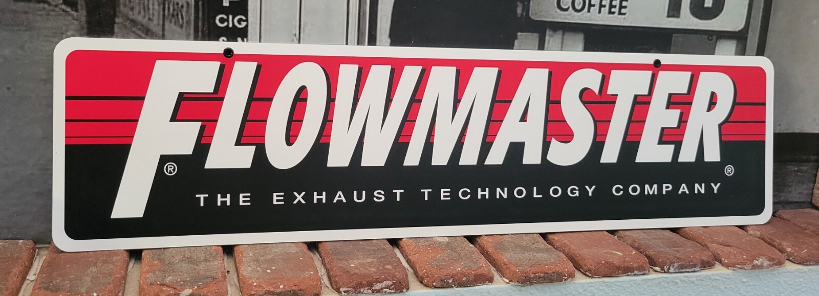 Flowmaster Aluminum sign  6" x 24"