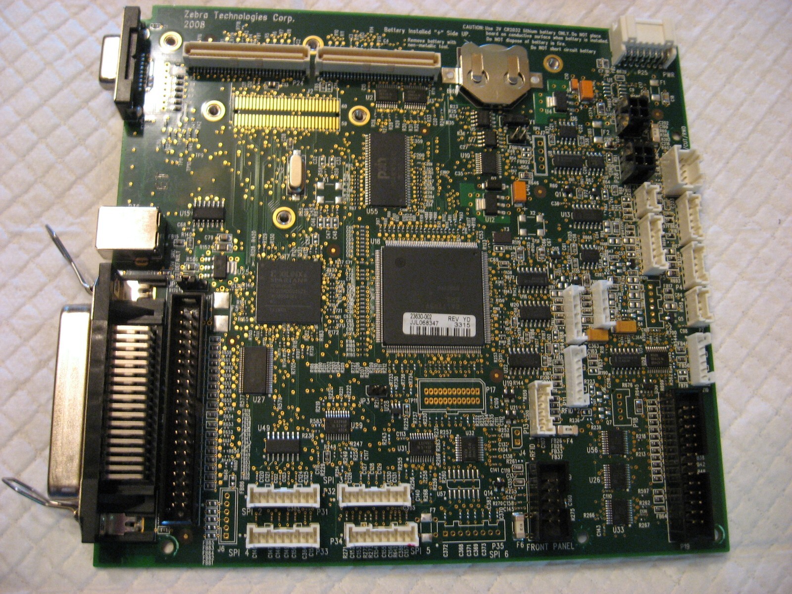 New Zebra Xi-4 Z105SL Plus Main Logic Board P1053360-16