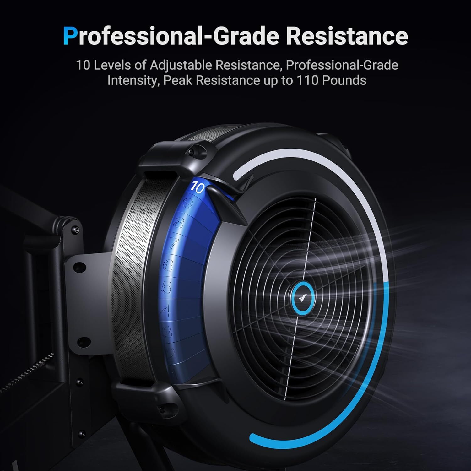 MERACH R11 Air Resistance Professional Indoor Rowing Machine Workout Exercise