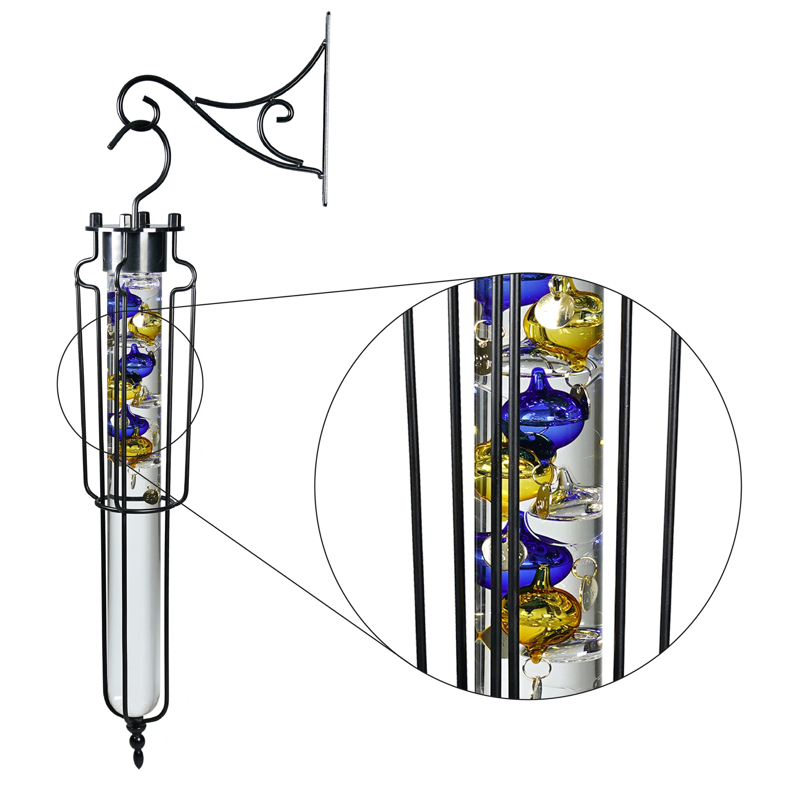 Outdoor Hanging (23" Tall) Galileo Thermometer