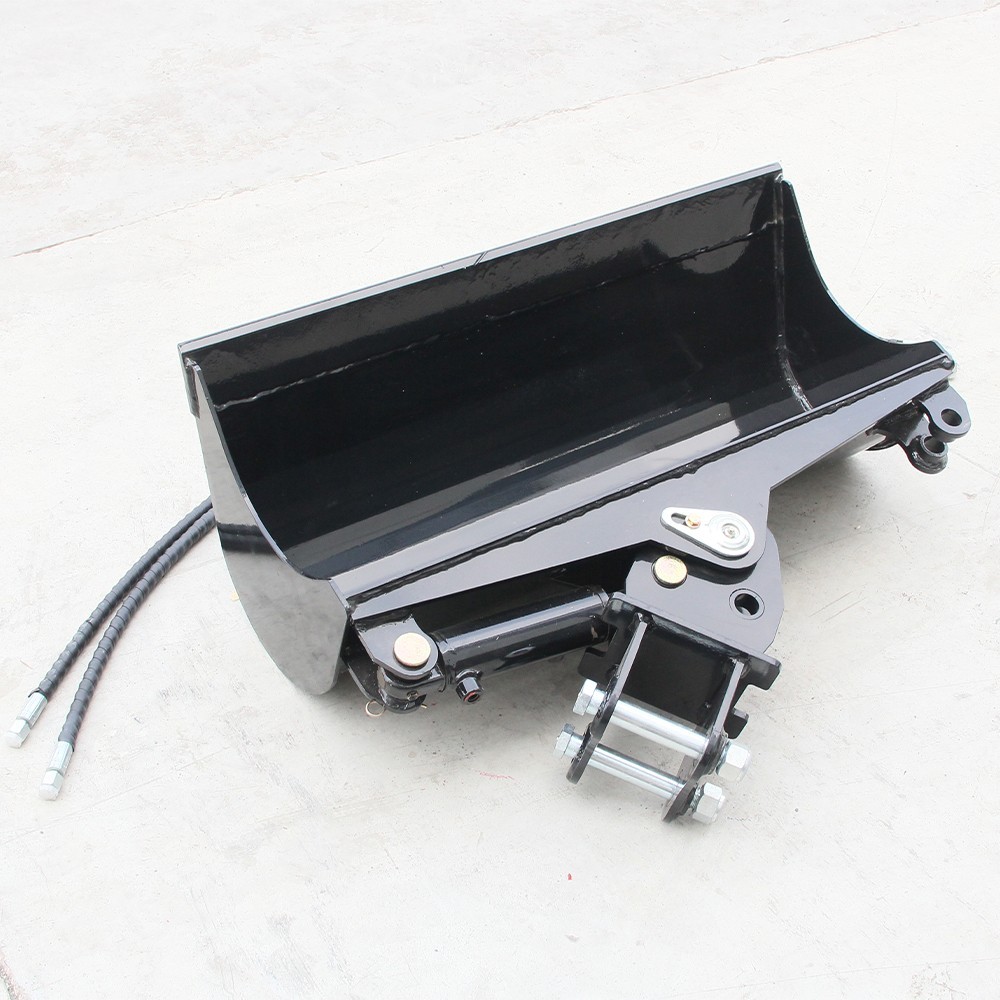 FREE SHIPPING NEW 800mm Tilting bucket Attachment For 0.8-1.5 Ton Mini Excavator