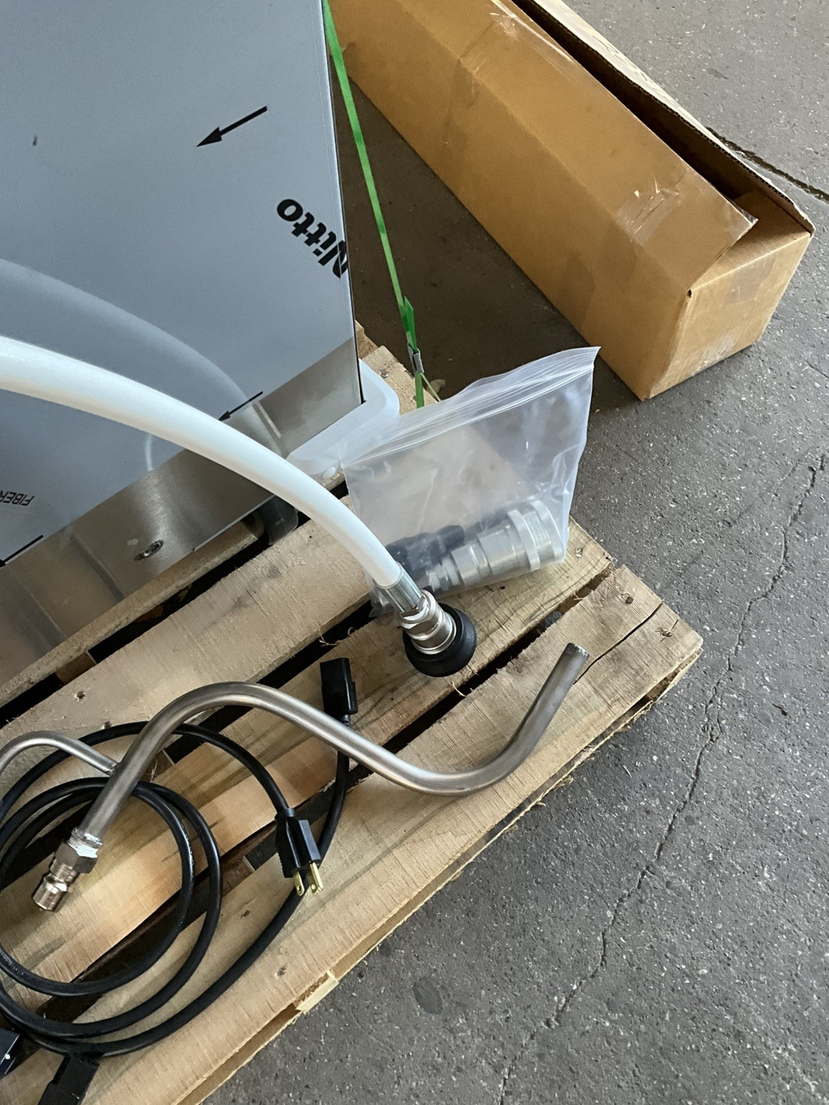 2023 Frontline International 47SS Grease Caddy Heated Grease Oil Filter 47 gal