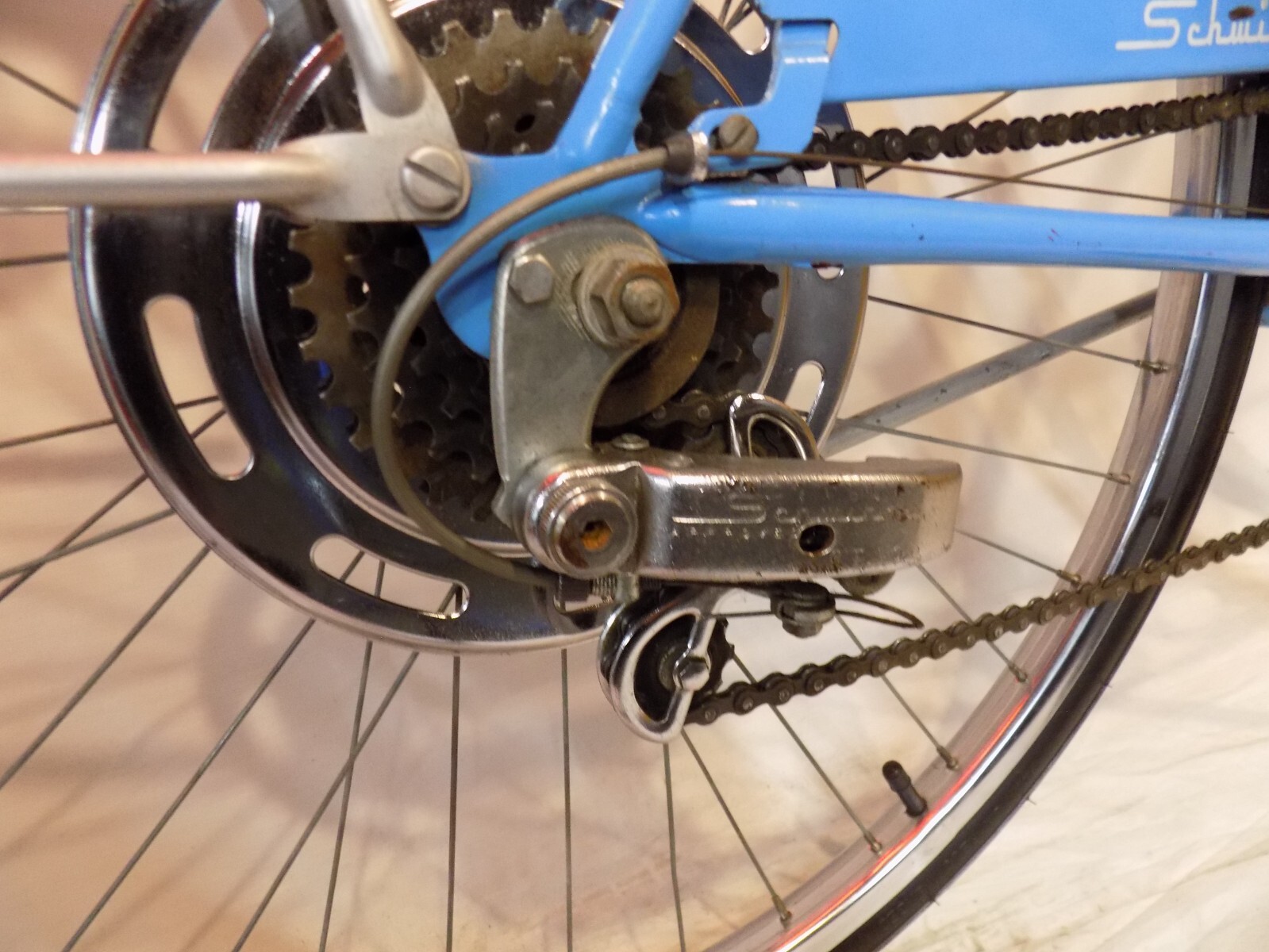 1974 SCHWINN COLLEGIATE 5-SPEED OPAQUE BLUE CRUISER BIKE SPEEDSTER BREEZE RACER