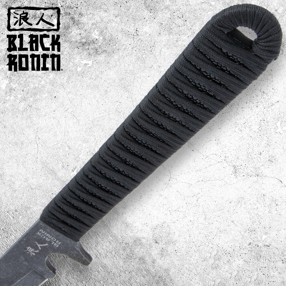 Black Ronin Black Combat Wakizashi Sword | Injection Molded Sheath | Length 27"