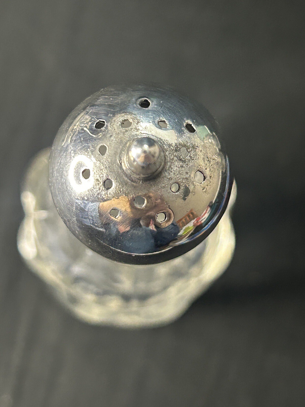 RARE Antique Manganese Glass Cruet Set Meriden Quadruple Plate Caddy c1900 READ