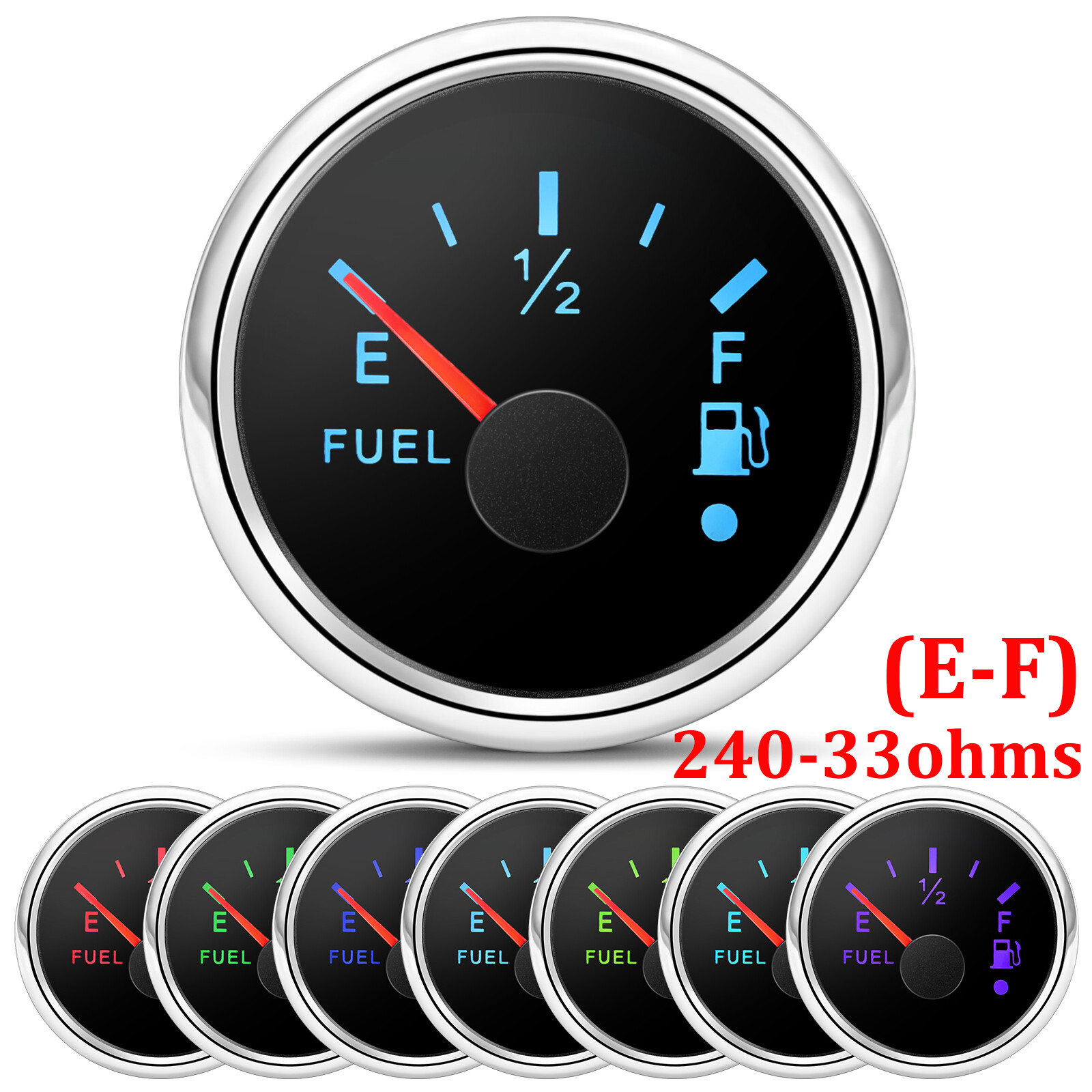 125mm-350mm Marine Boat Fuel Sending Unit Tank Level Sender Sensor 240-33ohms US