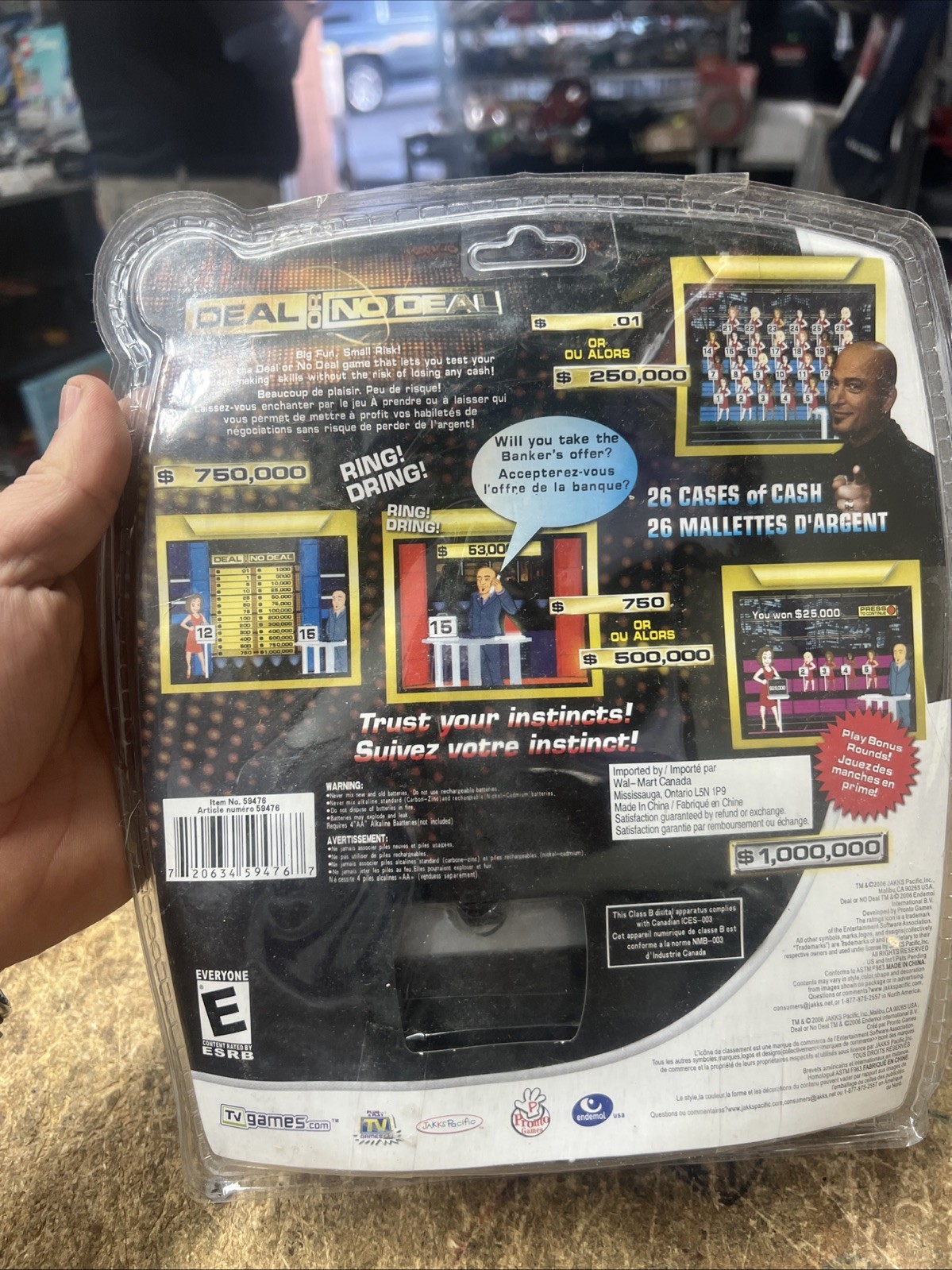 Deal or No Deal Plug & Play TV Game - by Jakks Pacific, Factory Sealed Brand New