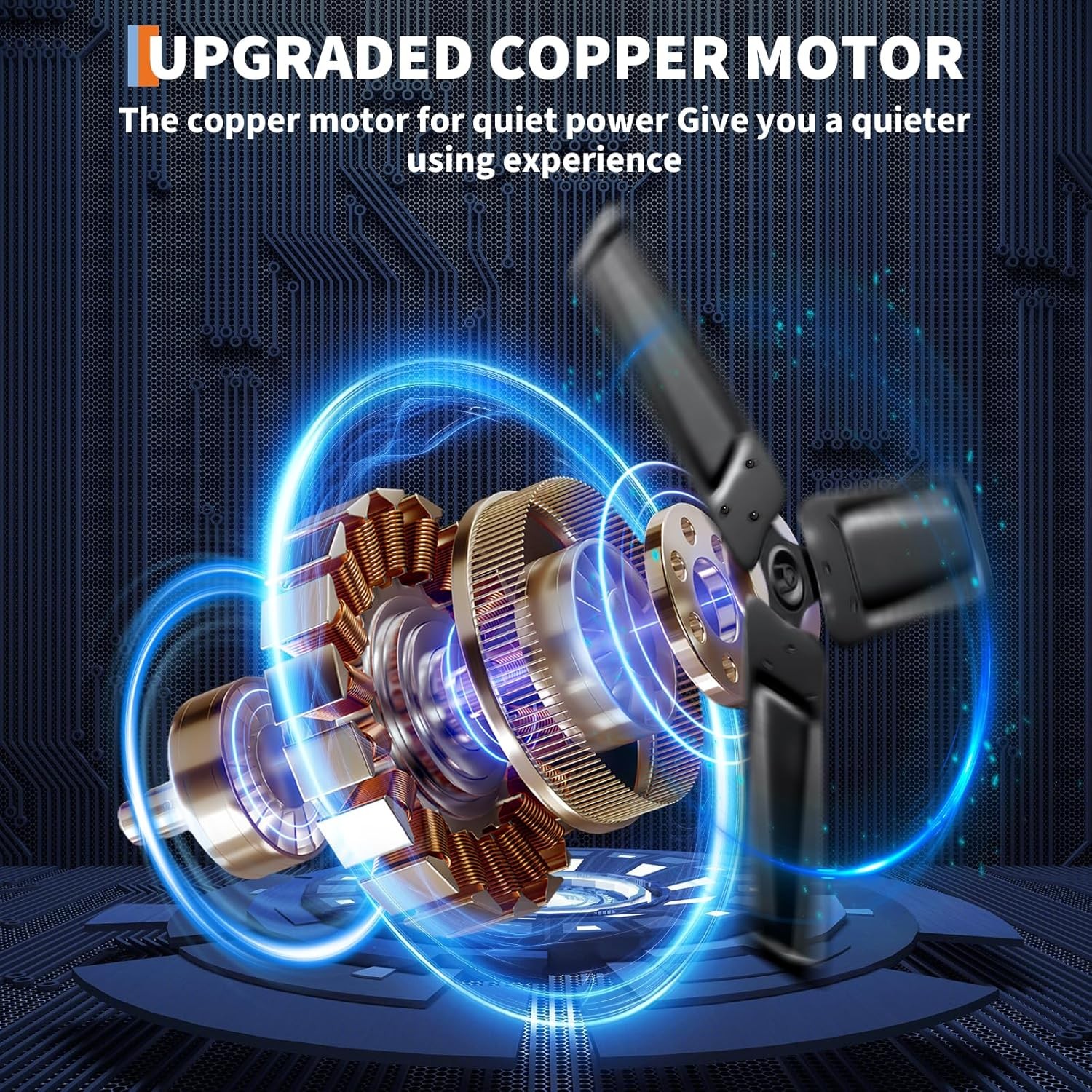 24" Industrial Drum Fan 8800 CFM High Velocity with Adjustable 3-Speed Fan