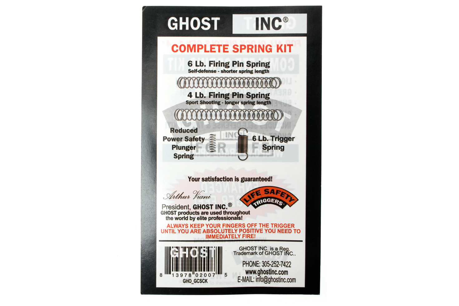 for Glock Ghost Complete Trigger Spring Kit 17 19 21 22 23 26 27 34 35 GEN 1-4